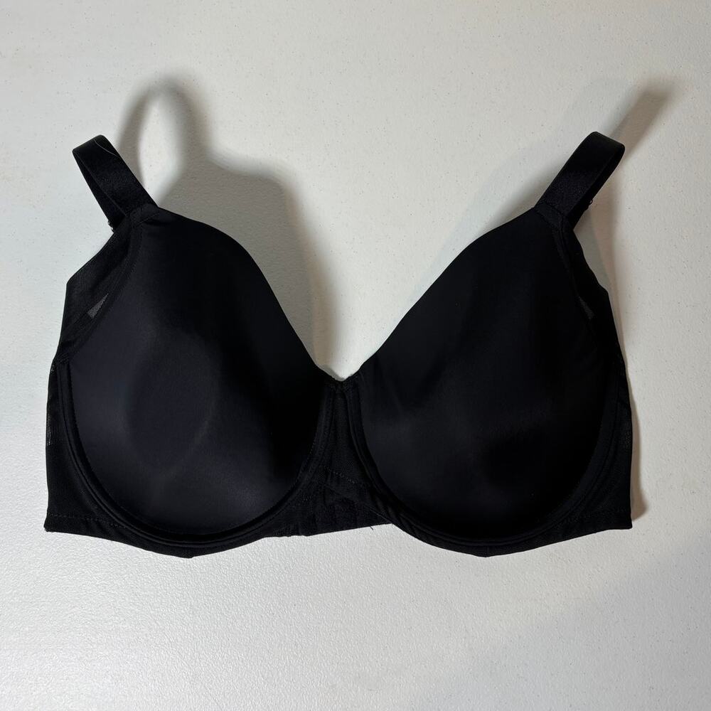 Paramour Size 38DDD Marvelous Side Smoother Underwire Bra Black 245033